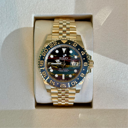 GMT-Master II "Tiger Iron" Jubilee, Yellow Gold, 126718GRNR
