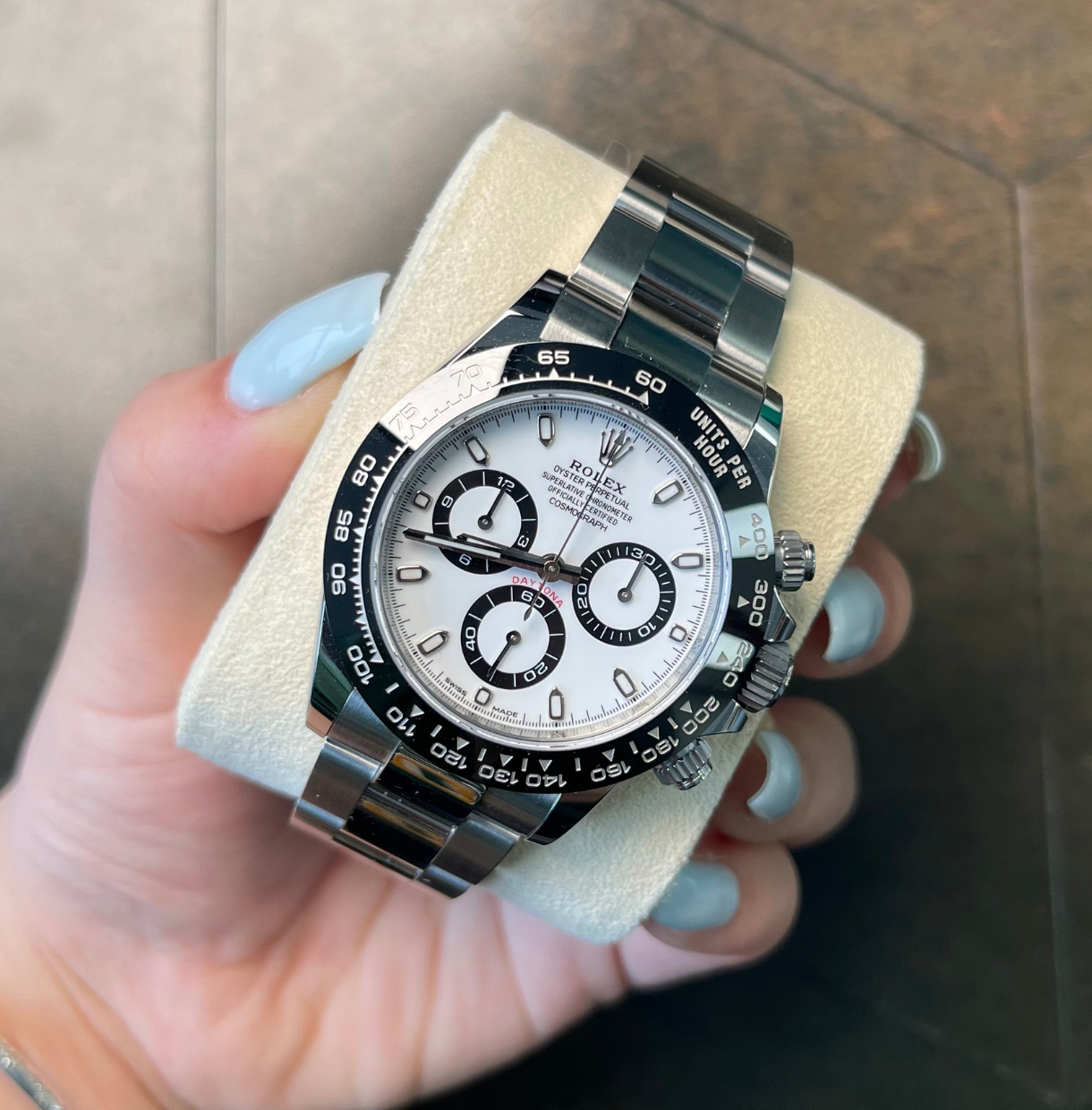 Cosmograph Daytona "Panda", Oystersteel, 116500LN