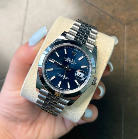 Datejust 41 Blue Jubilee, Osytersteel, 126300