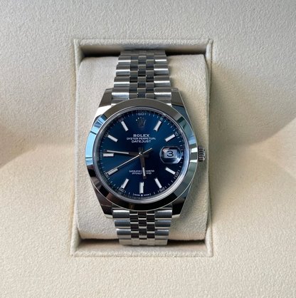 Datejust 41 Blue Jubilee, Osytersteel, 126300