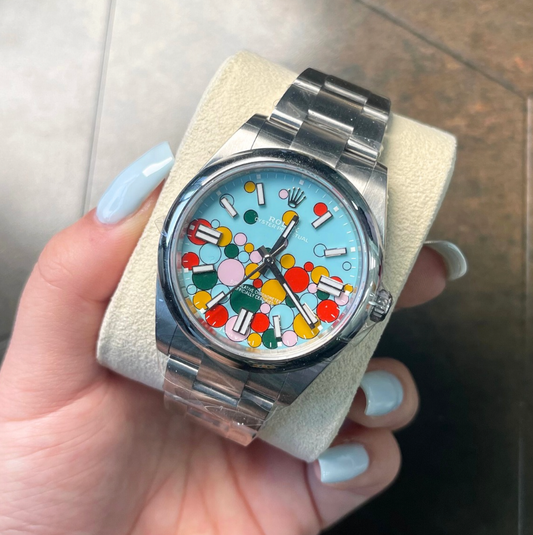 Oyster Perpetual 41 "Celebration", Oystersteel, 124300