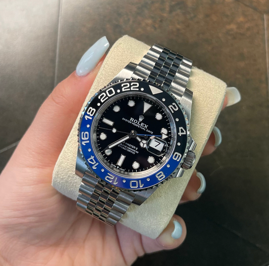 GMT-Master II "Batgirl" Jubilee, Oystersteel, 126710BLNR
