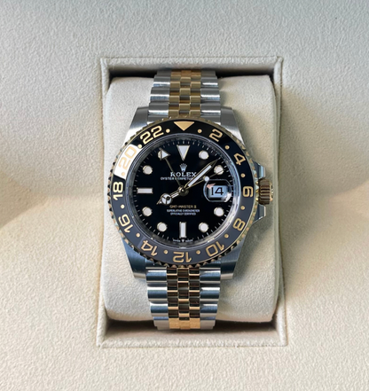 GMT-Master II "Bumble Bee", Oystersteel and Yellow gold, 126713GRNR
