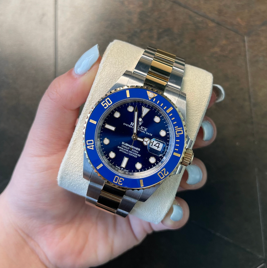 Submariner Date "Bluesy", Oystersteel and Yellow gold, 126613LB
