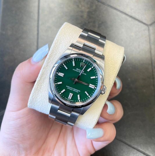 Oyster Perpetual 36 Green, Oystersteel, 126000