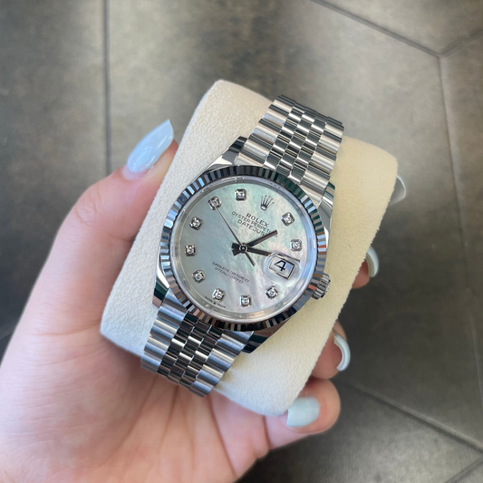 Datejust 36 MOP with Diamond-set Jubilee, Oystersteel and White gold, 126234G