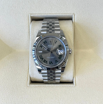 Datejust 41 Wimbledon Jubilee, Oystersteel and White gold, 126334