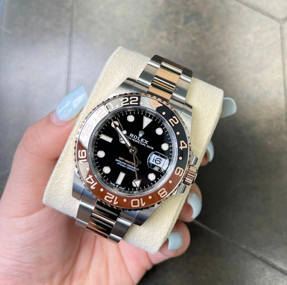 GMT-Master II "Rootbeer", Oystersteel and Everose gold, 126711CHNR