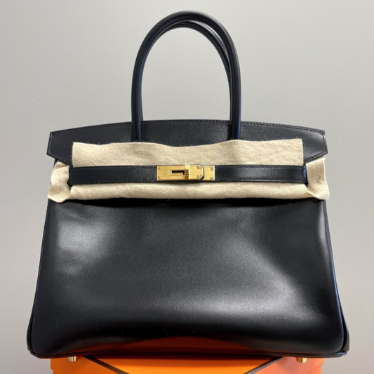 Birkin 30 Box Calf - (89) Noir