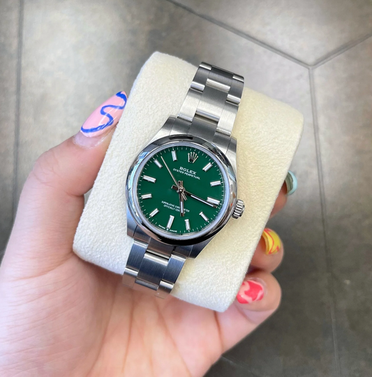 Oyster Perpetual 31 Green, Oystersteel, 277200