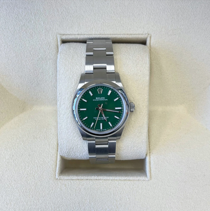 Oyster Perpetual 31 Green, Oystersteel, 277200