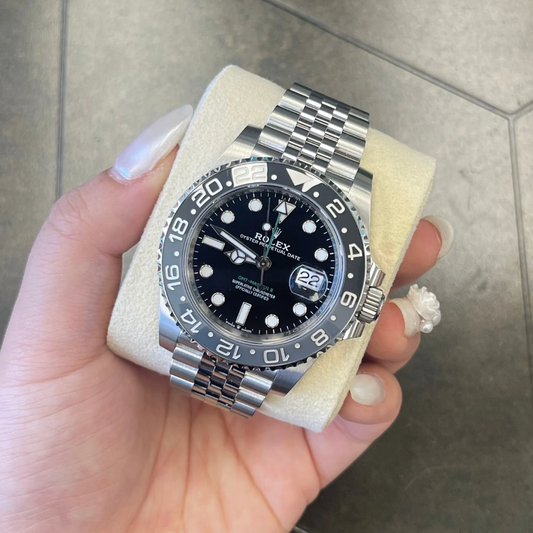 GMT-Master II "Bruce Wayne" Jubilee, Oystersteel, 126710GRNR