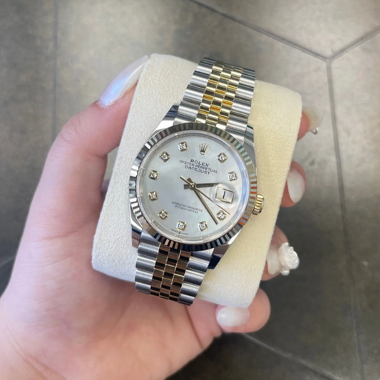 Datejust 36 MOP with Diamond-set Jubilee, Oystersteel and yellow gold, 126233G