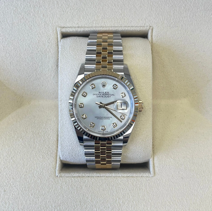 Datejust 36 MOP with Diamond-set Jubilee, Oystersteel and yellow gold, 126233G