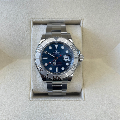 Yacht-Master 40 Blue, Oystersteel and Platium, 126622