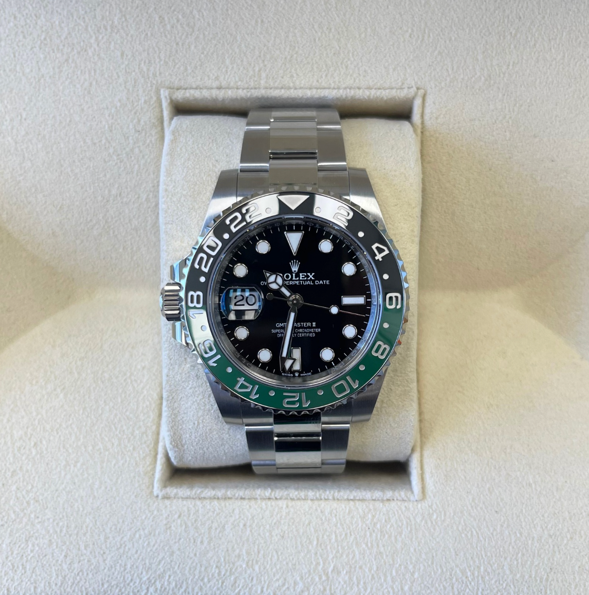 GMT-Master II "Sprite" Oyster, Oystersteel, 126720VTNR