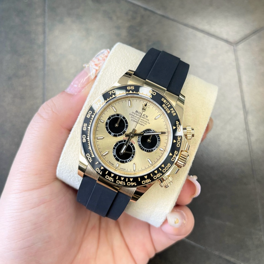 Cosmograph Daytona Oysterflex "Pikachu", Yellow gold, 126518LN