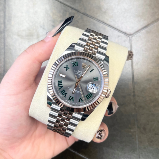 Datejust 41 Wimbledon Jubilee, Oystersteel and Everose gold, 126331