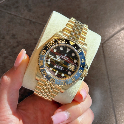 GMT-Master II "Tiger Iron" Jubilee, Yellow Gold, 126718GRNR