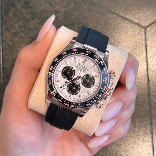 Cosmograph Daytona Oysterflex, Everose gold, Meteorite Dial 126519LN