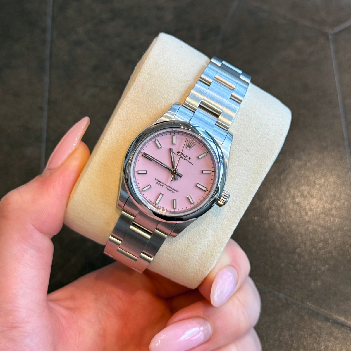 Oyster Perpetual 31 Candy Pink, Oystersteel, 277200
