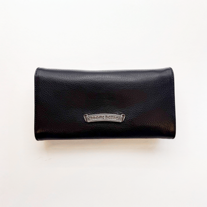 Judy Black Leather Wallet
